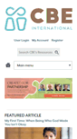 Mobile Screenshot of cbeinternational.org